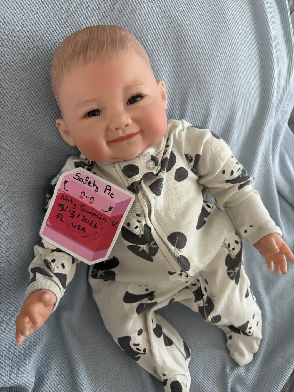 Paradise Galleries Su lin reborn baby (fabric pre painted)